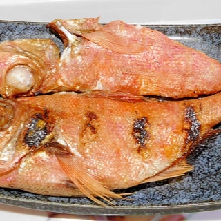 金目鯛　焼き魚